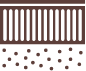 Interior drain tile system.