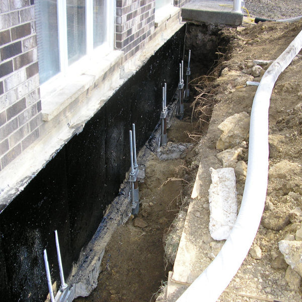 Basement waterproofing.