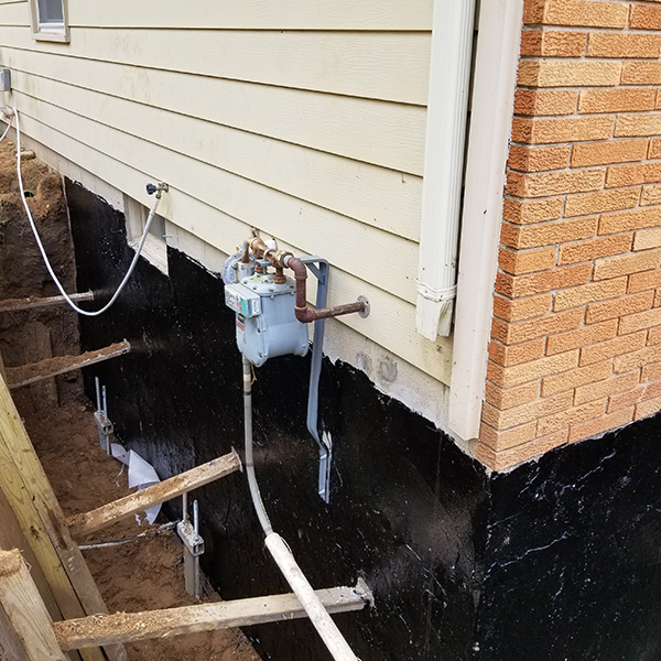 Basement waterproofing.